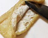 【糖質制限】カレー風味！油揚げの肉詰め作り方4写真