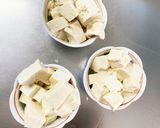 全てレンジ豚こまごまダレ麻婆豆腐&茄子作り方2写真