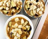 全てレンジ豚こまごまダレ麻婆豆腐&茄子作り方16写真