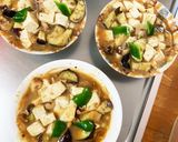 全てレンジ豚こまごまダレ麻婆豆腐&茄子作り方20写真