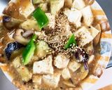 全てレンジ豚こまごまダレ麻婆豆腐&茄子作り方21写真