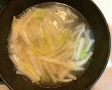 鶏団子と白菜の春雨スープ作り方4写真