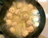 鶏団子と白菜の春雨スープ作り方6写真