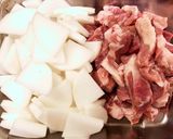 うちの豚バラ大根はニンニクみそ味です作り方1写真