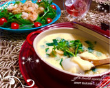 熱々！とろ〜りお餅が絶品♡茶碗蒸し作り方5写真