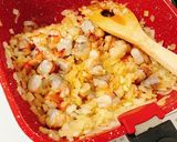 超簡単♡エビのトマトクリームパスタ作り方3写真