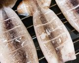 柚子辛味噌ネギのイカ焼き作り方1写真
