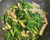 ほうれん草と長芋の中華炒め作り方7写真