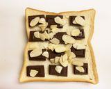 簡単♡板チョコアーモンドトースト♡作り方1写真
