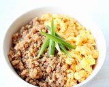 ご飯が進む！【鶏そぼろ】そぼろ丼に作り方5写真