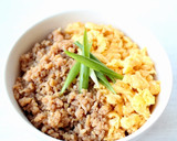 フワッと柔らかな【炒り卵】そぼろ丼に作り方8写真