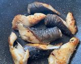 銀だらの照り焼き菜の花添え作り方2写真