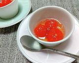 冷凍トマトの甘酢オリーブオイルがけ作り方7写真