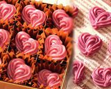 レンジでハートのフランボワーズの生チョコ作り方1写真