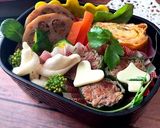 小さい卵焼き　キムチチーズ作り方3写真