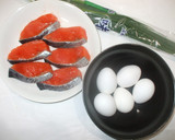 鮭と卵のビタミン炒め物♪簡単漢方食養生作り方1写真