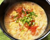 簡単！栄養満点！トマトたまご麺作り方7写真