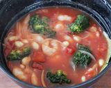 エビと豆の具だくさんトマトスープ作り方5写真