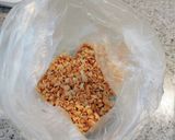 ポリ袋で簡単!節分 福豆 クッキー作り方1写真