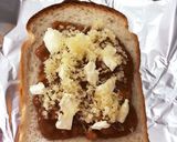 カレーとクリチの冷凍作りおきトースト作り方4写真
