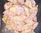 簡単 鶏皮の甘辛炒め作り方1写真