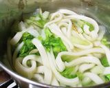 犬ご飯　白菜と鮭のとろとろ煮込みうどん作り方3写真