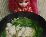 リカちゃん♡水菜とスケソウダラ白子鍋*.作り方9写真