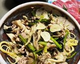 和風パスタ〜塩ガーリック味作り方7写真