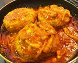 とろーりチーズの煮込みハンバーグ♡作り方7写真