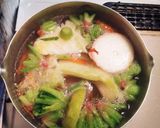 絶品☆鶏肉と野菜の香り水のスープ作り方1写真