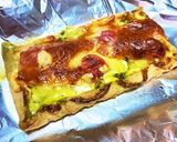 簡単！低糖質満足油揚げピザ作り方5写真
