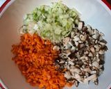 豆腐と挽肉の炒め物作り方1写真