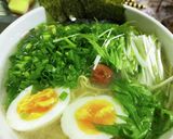 さっぱり梅塩ラーメン作り方4写真