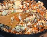 豆腐と挽肉の炒め物作り方4写真