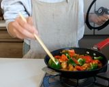 漬け置き不要♪彩りタンドリーチキン作り方4写真