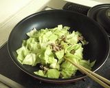 お弁当に！塩麴豚とキャベツのポン酢炒め作り方8写真