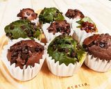 焼くまで10分!濃厚抹茶チョコマフィン作り方4写真