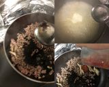 簡単!ひき肉舞茸キャベツのアラビアータ♪作り方4写真