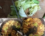 簡単!ひき肉舞茸キャベツのアラビアータ♪作り方5写真