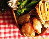 お弁当★ベビー帆立ガリバター醤油作り方6写真