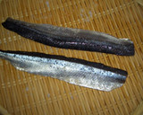 焼き秋刀魚の押し寿司　カボスの酢飯で作り方1写真