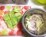 キャベツとセロリと赤玉ねぎのナッツサラダ作り方1写真