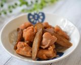 メイン材料２つ調味料２つ！味浸み鶏ごぼう作り方6写真