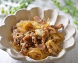 ご飯進む！豚肉と玉ねぎの醤油麹チーズ蒸し作り方5写真