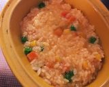 服が汚れないフォークで食べるオムライス作り方2写真