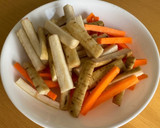 ごぼうを味わう太めのきんぴらごぼう作り方1写真