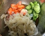 コリコリ中華くらげの酢の物作り方5写真