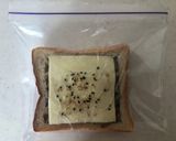 海苔きんぴらチーズ！冷凍作りおきトースト作り方5写真