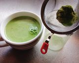 おうちカフェ★ホット抹茶ミルク作り方4写真