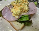 卵とハムのサンドイッチ作り方5写真